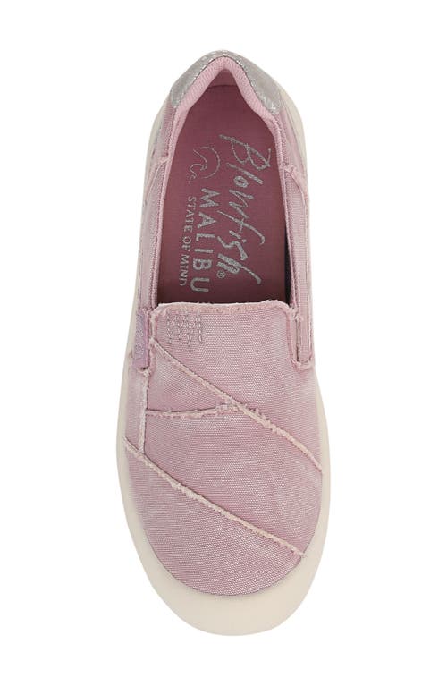 Blowfish Malibu Beachfront Slip On Sneaker In Violet Washed Canvas