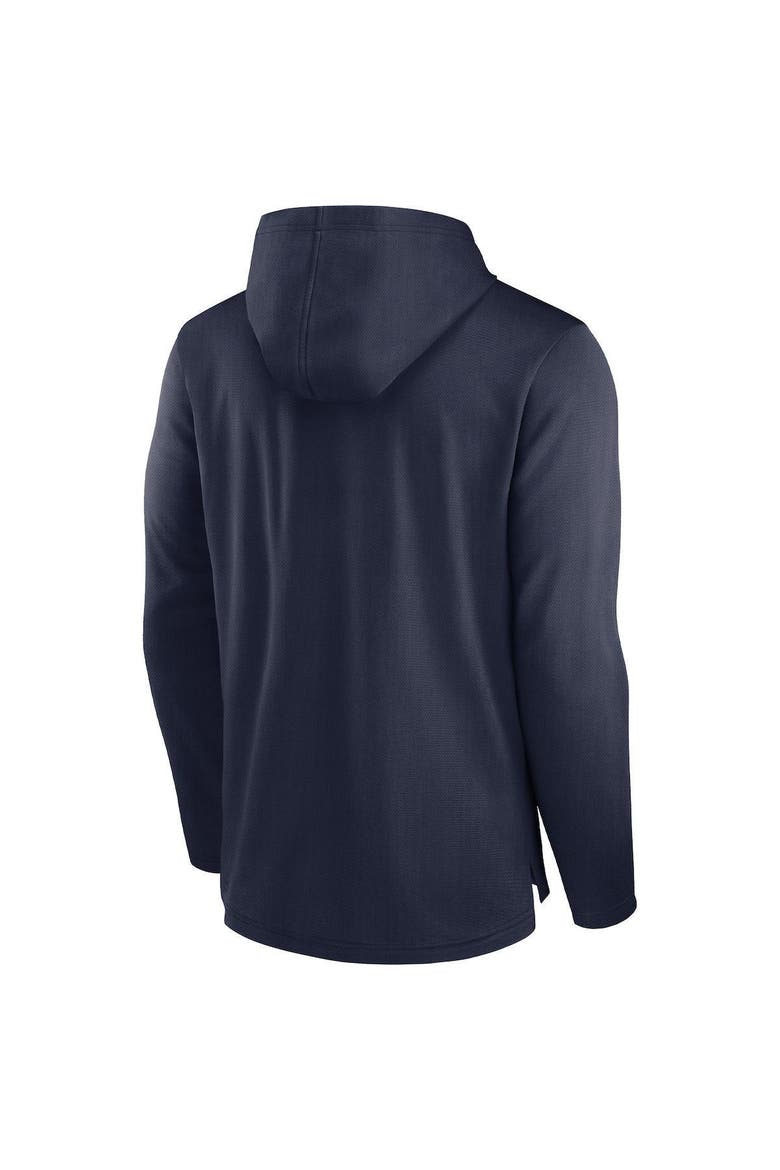 Men's Nike Navy Seattle Seahawks Lightweight Performance Hooded Long Sleeve T-Shirt, Alternate, color, Navy