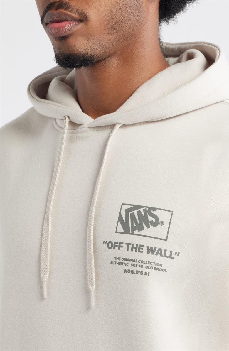 Vans Stockpile Logo Graphic Hoodie, Alternate, color, Taupe Mist