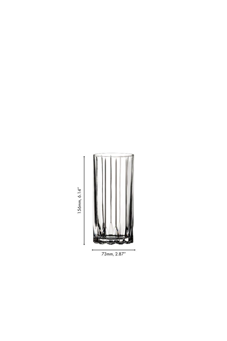 Resort Highball, Set of 2, Alternate, color, Clear