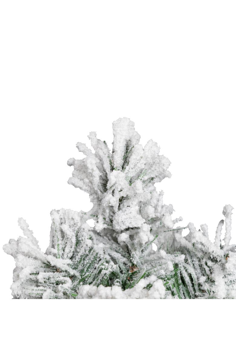 Northlight Full Flocked Angel Pine Artificial Mini Christmas Tree - 24" - Unlit, Alternate, color, Green