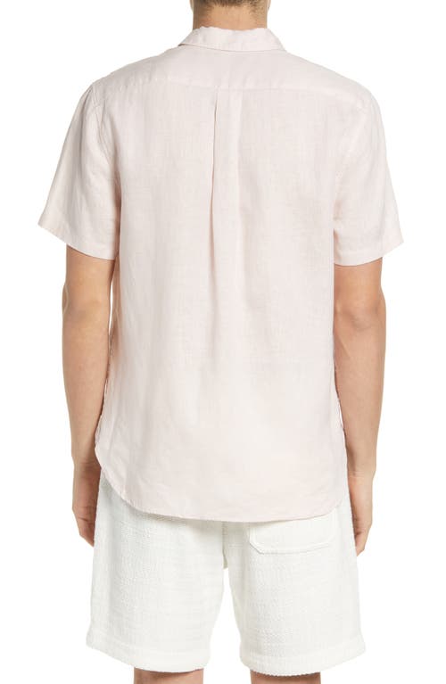 Vince Short-sleeved Linen Shirt
