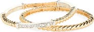 NORDSTROM RACK Set of 2 Twisted Bangle Bracelets