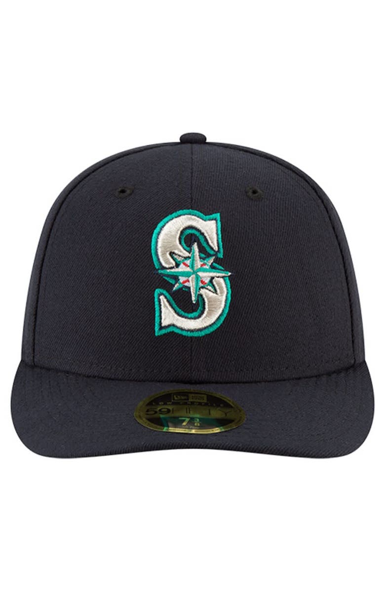 New Era Men's New Era  Navy Seattle Mariners Number Retirement Low Profile 59FIFTY Fitted Hat, Alternate, color, 