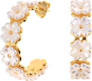 Arte Nova Jewellery Flowers Hoops