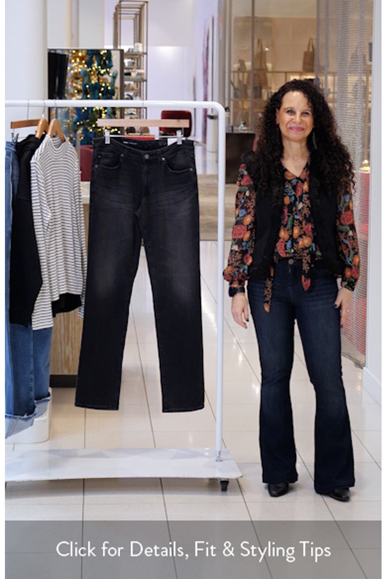 Sandra Slim Straight Leg Jeans video