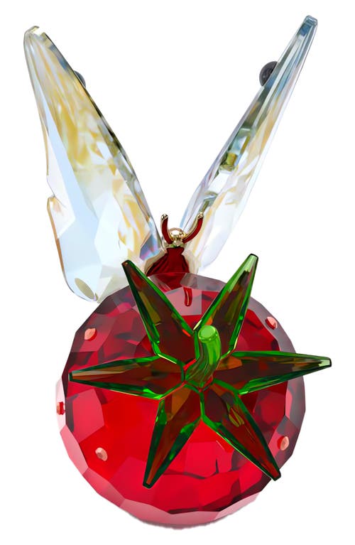 Shop Swarovski Idyllia Crystal Butterfly & Strawberry In Red