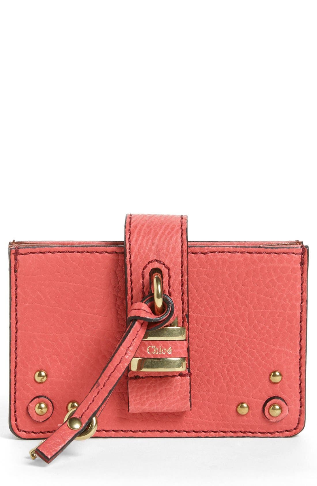 Chloé 'Aurore' Leather Card Wallet (Women) | Nordstrom