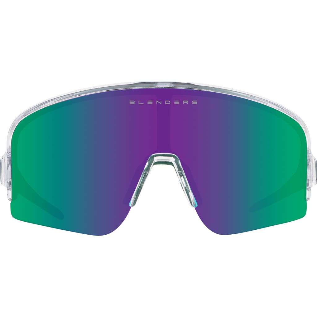 Blenders Eyewear Eclipse X2 140mm Polarized Shield Sunglasses In Multi