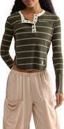 Free People Cool Down Stripe Henley