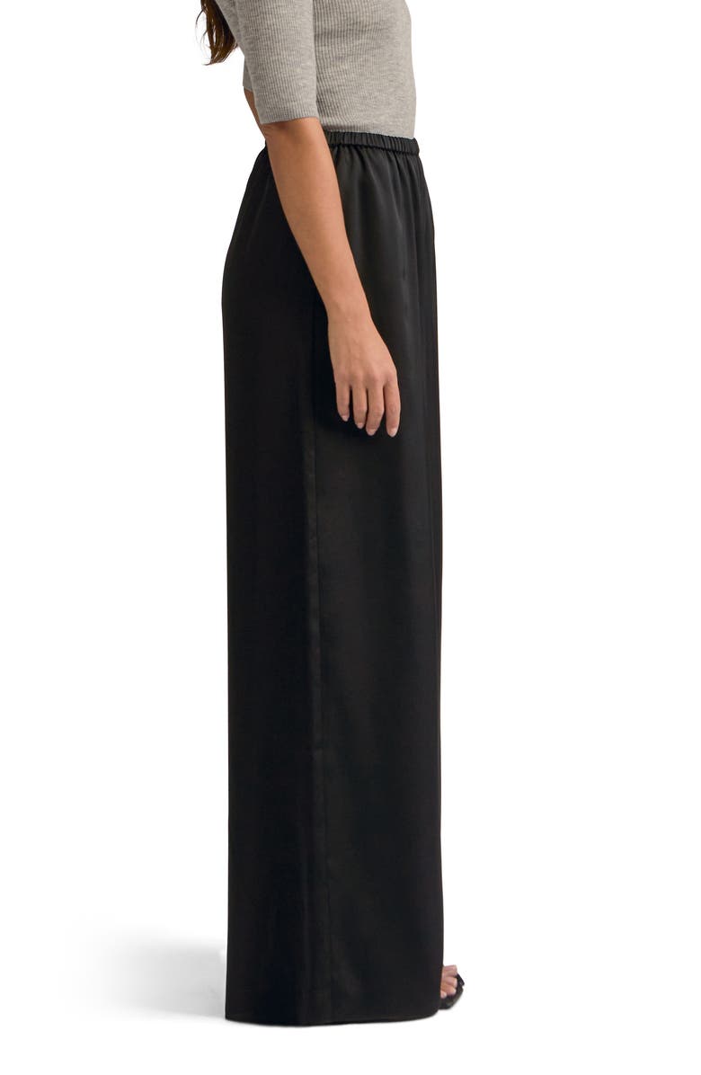 Favorite Daughter Effortless Wide Leg Pants, Alternate, color, Black