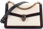 Pre-Owned Bvlgari Serpenti Forever Shoulder Bag Quilted Leather Small