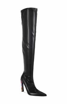 AZALEA WANG Cosmic Bling Over the Knee Boot