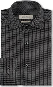 Bugatchi Devon OoohCotton® Geometric Button-Up Shirt