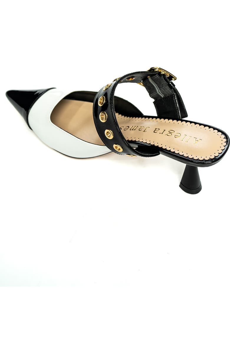 Allegra James Ariana Patent Leather Mule Pump, Alternate, color,