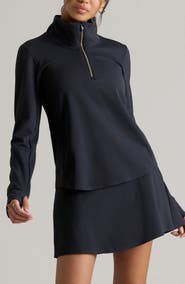 Rhone Course to Court Long Sleeve Quarter Zip Top