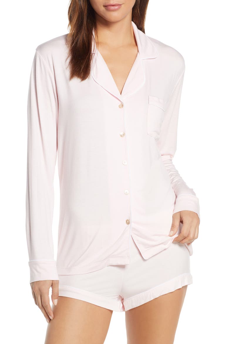 Nya Short Pajamas, Main, color, SEASHELL PINK