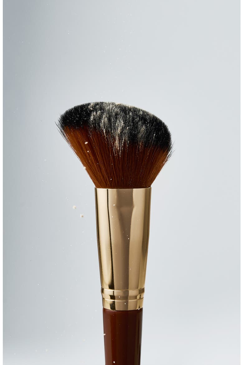 Pantherine Large Angled Powder Brush, Alternate, color, BROWN