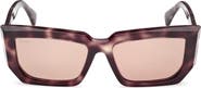 Max Mara 54mm Rectangular Sunglasses