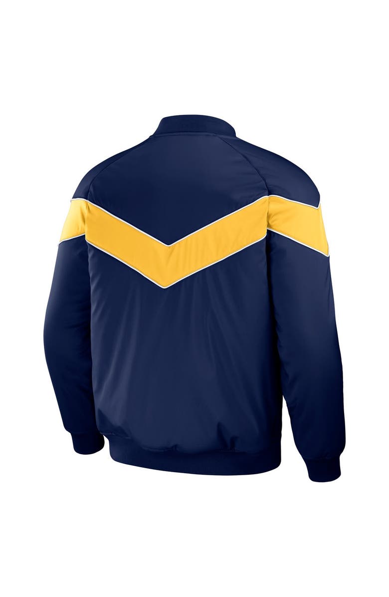 Darius Rucker Collection by Fanatics Men's Darius Rucker Collection by Fanatics Navy Milwaukee Brewers Baseball Raglan Full-Snap Jacket, Alternate, color, Navy