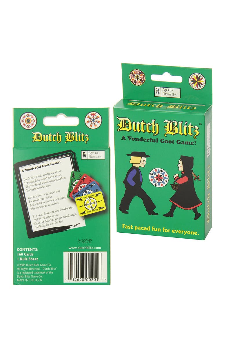Dutch Blitz The Original Fast Paced Card Game, 24 Players, Alternate, color, Multicolored