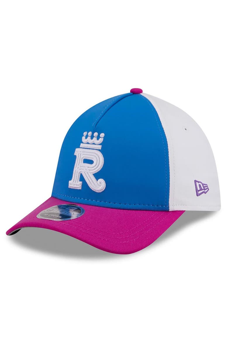 New Era Men's New Era Blue/Purple Kansas City Royals 2026 City Connect M-Crown A-Frame 39THIRTY Flex Hat, Alternate, color, Blue