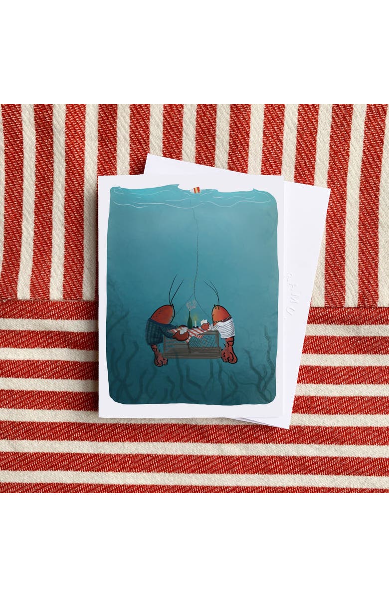 Ramus & Co Valentine's Day Friendship Greeting Card Pack Sets, 'Lobster Buttah Call, Lobster Date, You're My Lobstah', Alternate, color, Multi-Pack