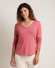 Toad & Co Marley Long Sleeve V-Neck Tee