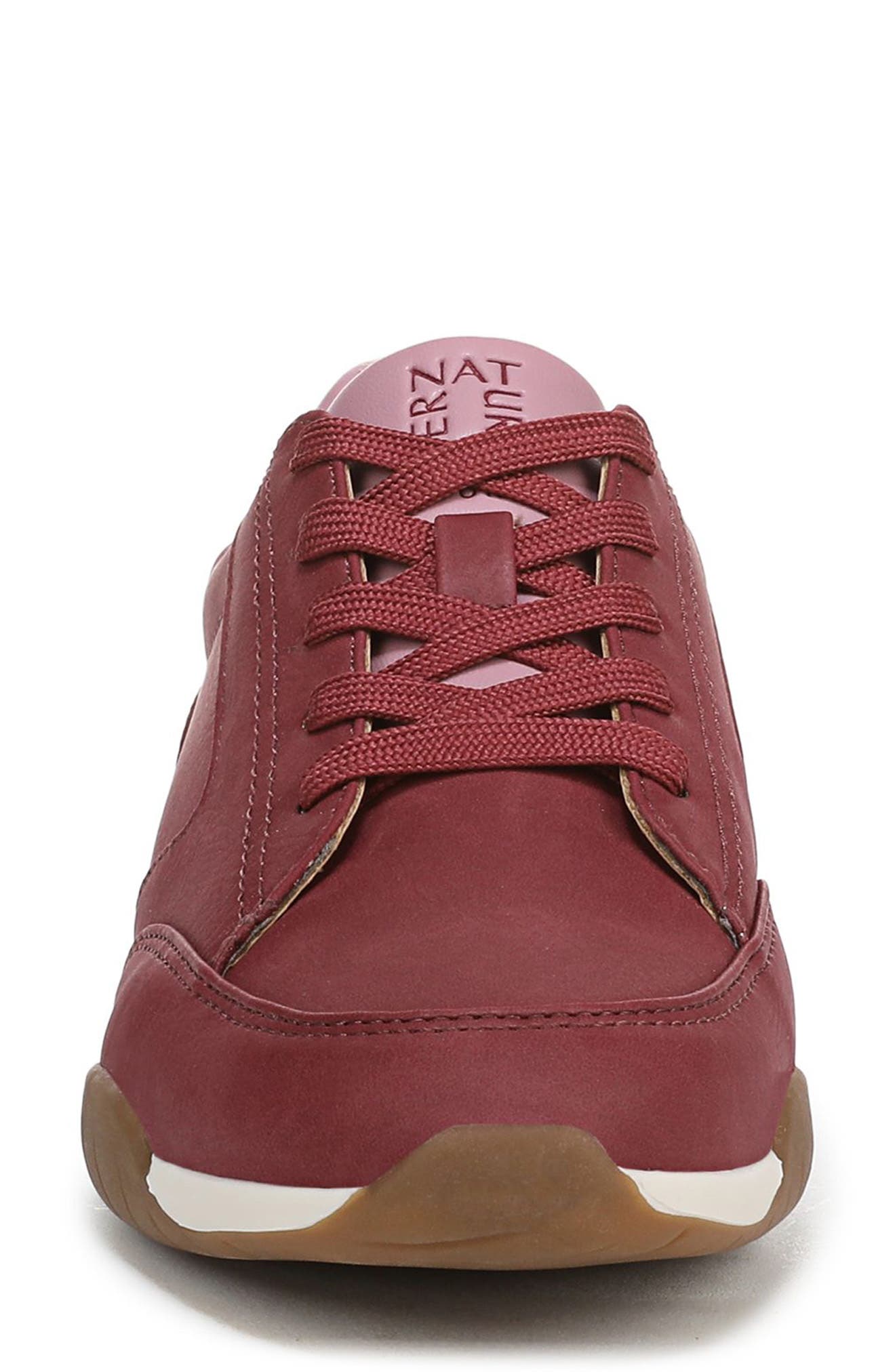 Patricia Sneaker, Alternate, color, WINE RED