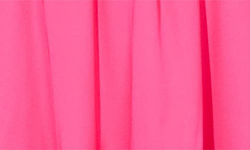 Alice And Olivia Alice + Olivia Erna Tie Back Ruffle Sleeveless Matte Satin Minidress In Pink