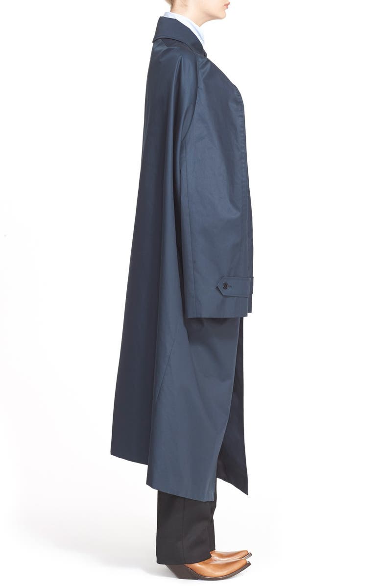 VETEMENTS Oversize Cotton Twill Trench Coat, Alternate, color, 