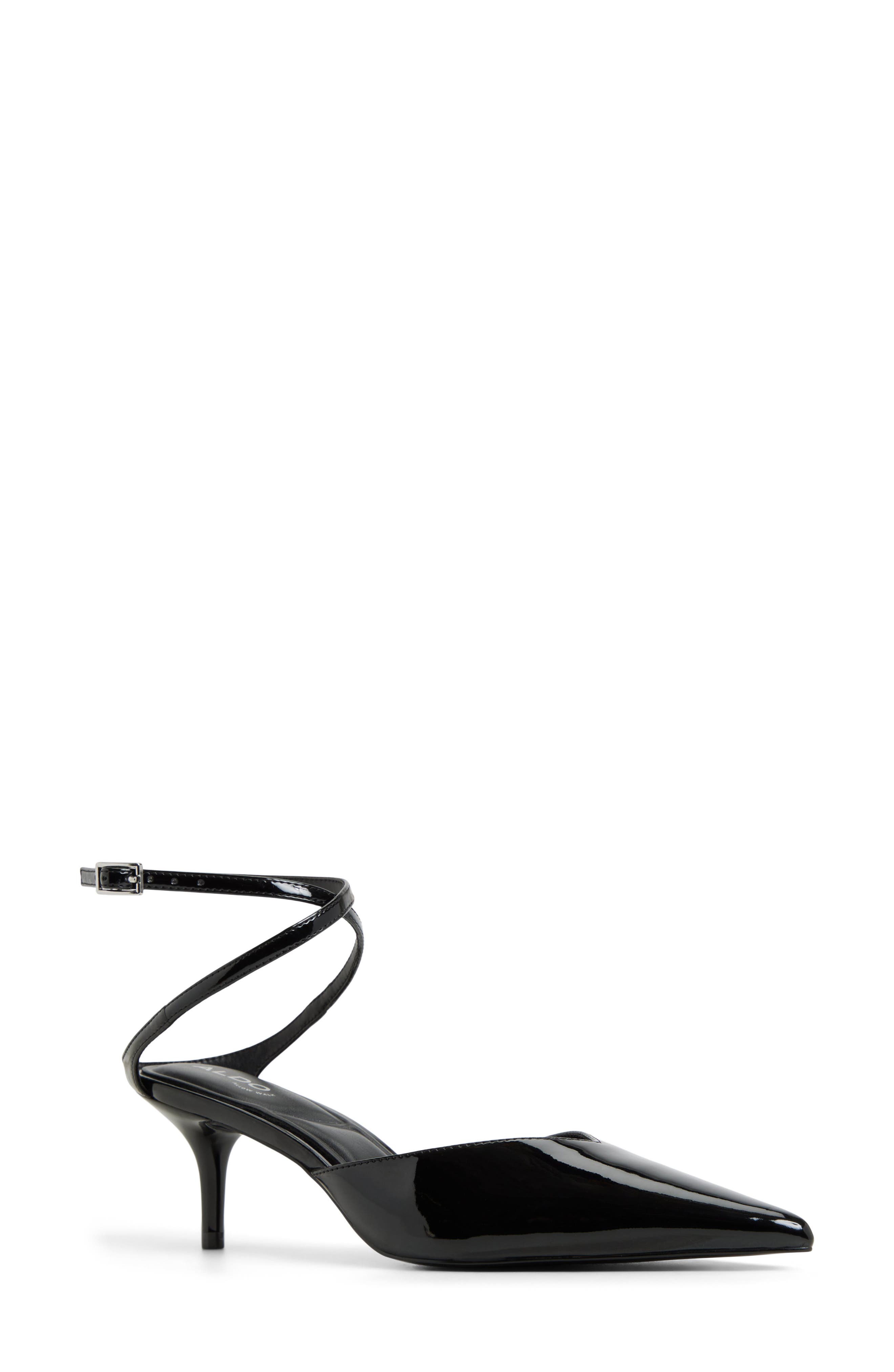 ALDO Feliccia Ankle Strap Pump, Main, color, Black