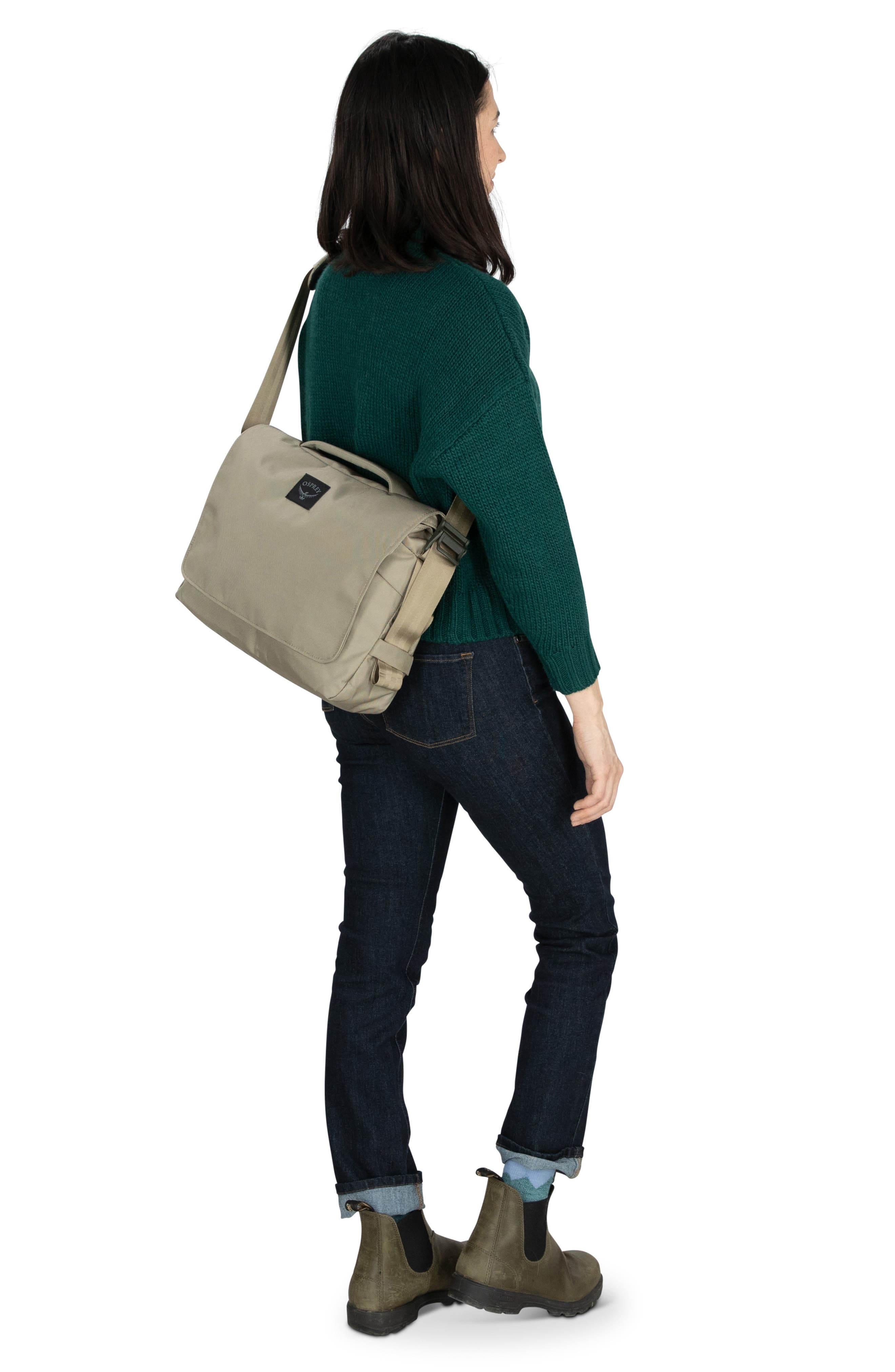 Osprey Aoede Messenger Bag, Alternate, color, Tan Concrete
