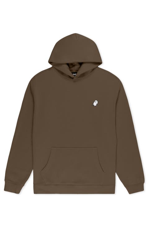 Ghost Relaxed Midweight Fleece Pullover Hoodie