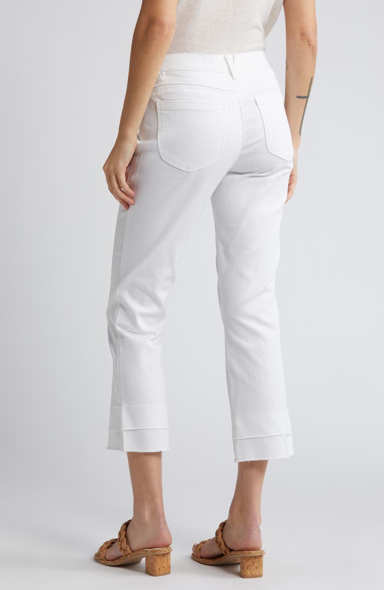 Wit & Wisdom 'Ab' Solution Kick Flare Jeans, Alternate, color, Optic White