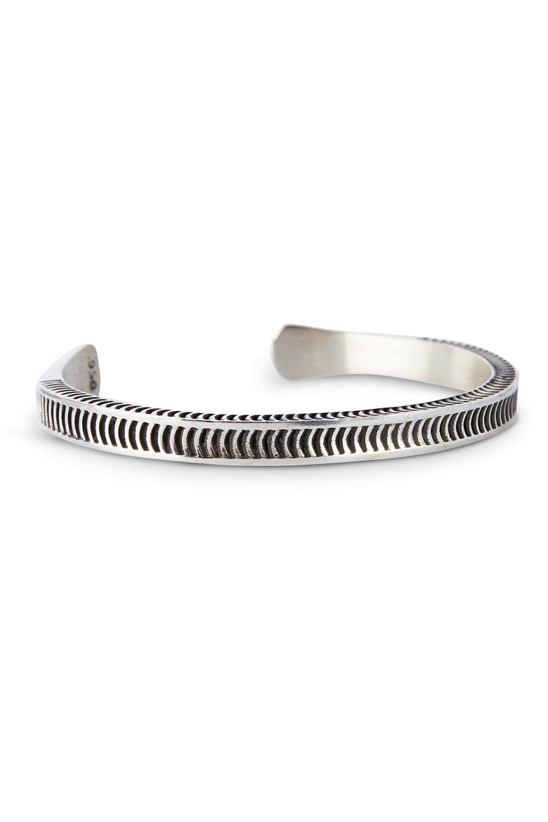 Riviera Silver Cuff, Main, color, Sterling Silver