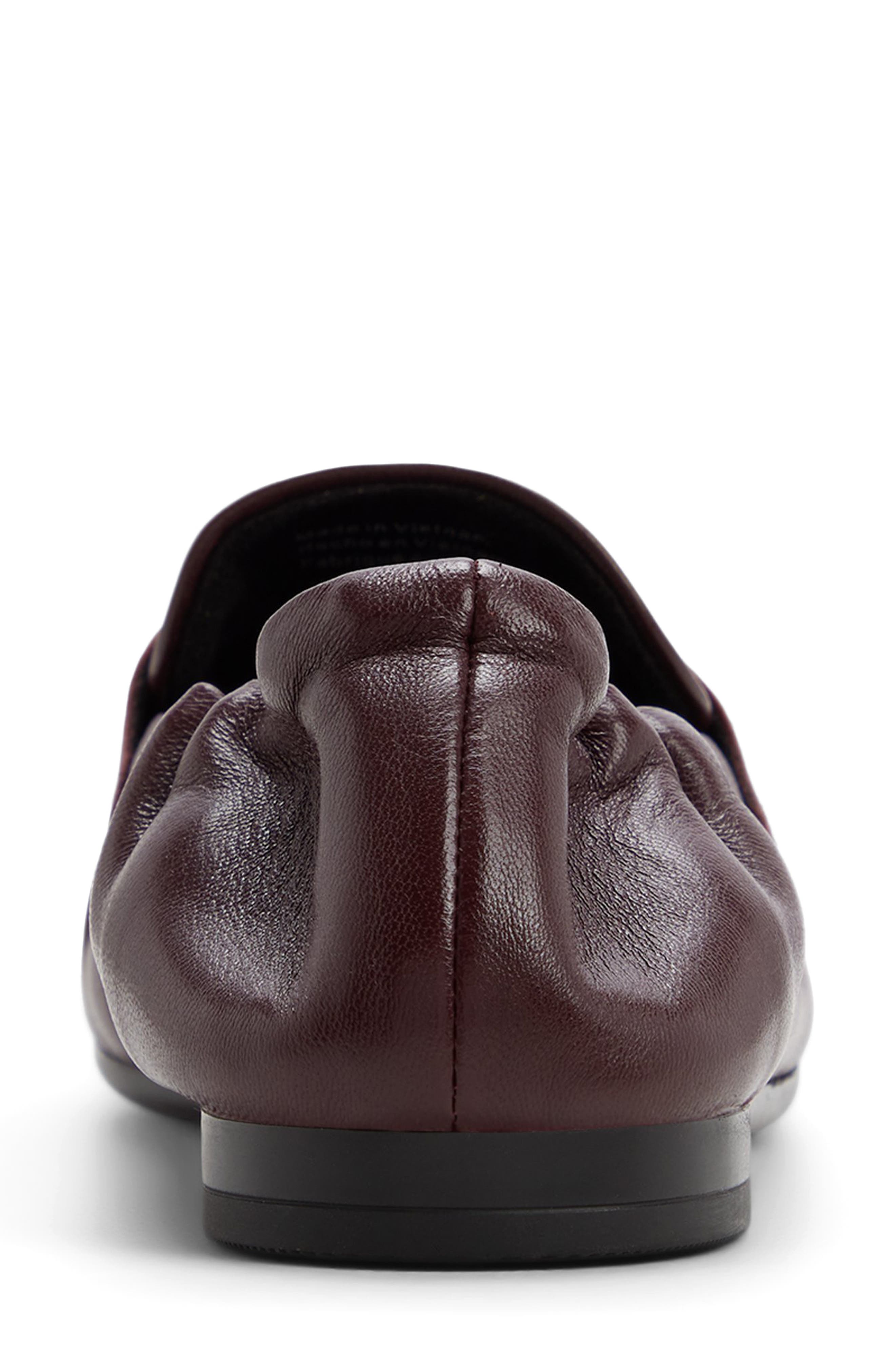 Rumi Leather Loafer, Alternate, color, WINE