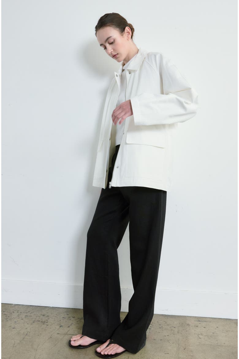 Cotton Barn Jacket, Alternate, color, White