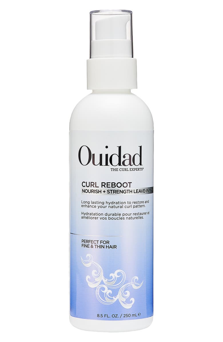 Ouidad Curl Reboot Nourish + Strength Leave-in Mask for Fine & Thin Hair, Main, color, 