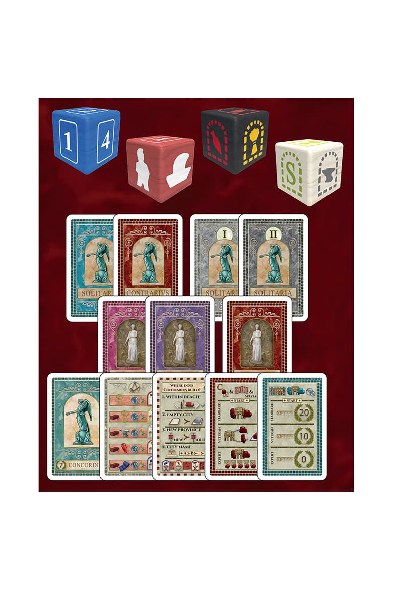 Concordia Solitaria Expansion Strategy Board Game Ages 14+, Alternate, color, Multicolored