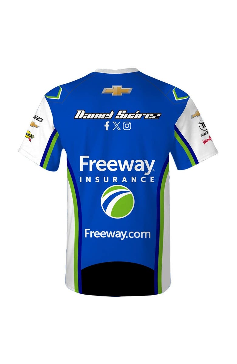 Trackhouse Racing Team Collection Men's Trackhouse Racing Team Collection Blue Daniel Suarez Freeway Uniform T-Shirt, Alternate, color,