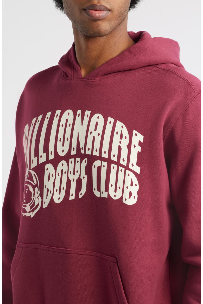 Curve Cotton Graphic Hoodie, Alternate, color, RHODODENDRON