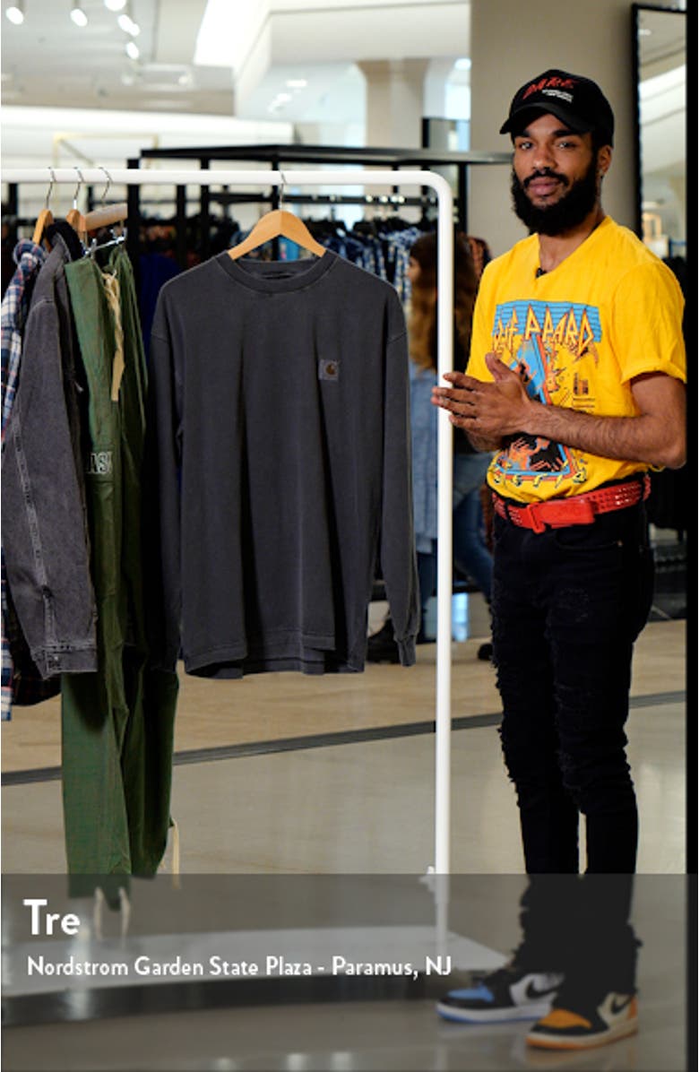 Vista Long Sleeve Cotton T-Shirt, sales video thumbnail