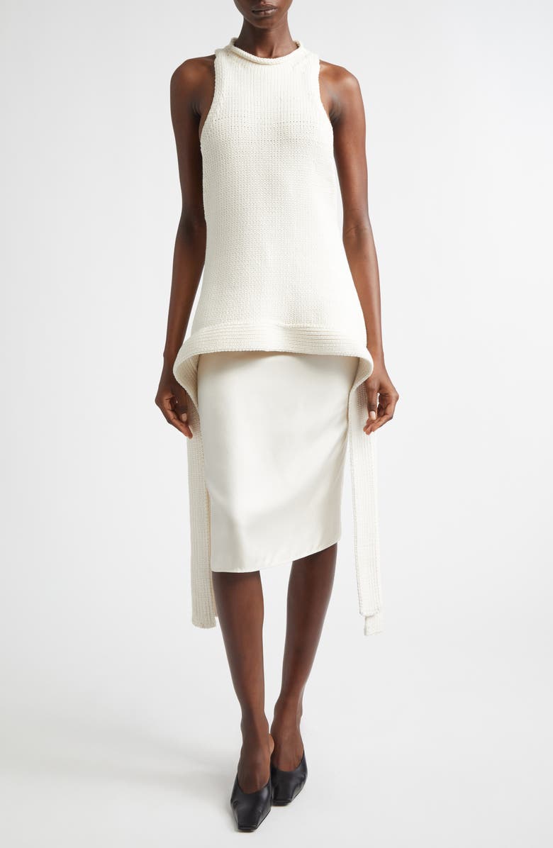 Aisling Camps Jil Sleeveless Sweater, Main, color, Ivory