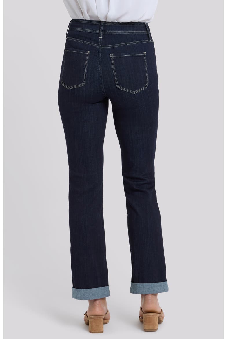 Marilyn Triple Stitch High Waist Straight Leg Jeans, Alternate, color, MORNINGTIDES