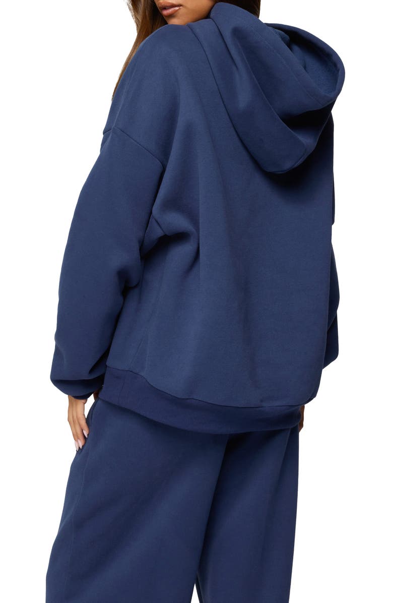 EDIKTED Totally Edikted Embossed Hoodie, Alternate, color,