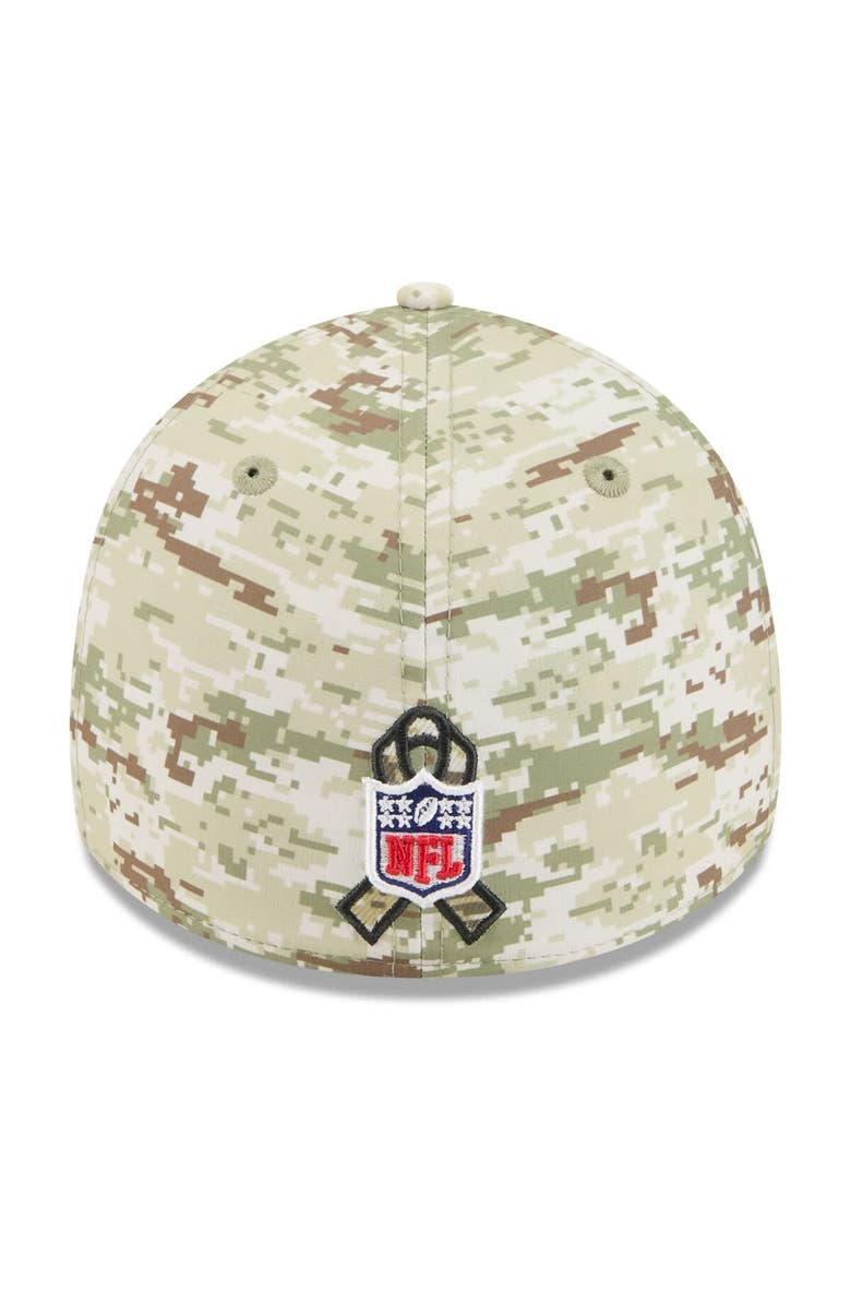 New Era Men's New Era  Camo Green Bay Packers 2025 Salute to Service 39THIRTY Flex Hat, Alternate, color, Camo