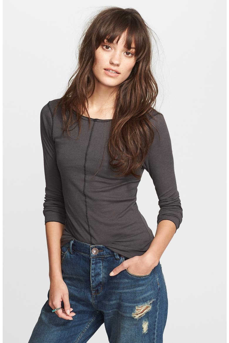 'Sweet Dreams' Layering Thermal, Main, color, CHARCOAL