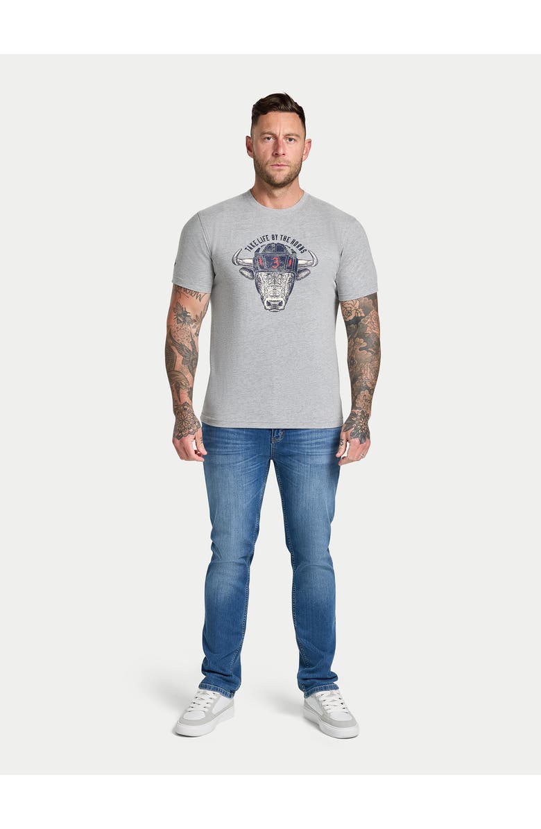 Raging Bull Rugby Bull T-Shirt, Alternate, color, Grey Marl