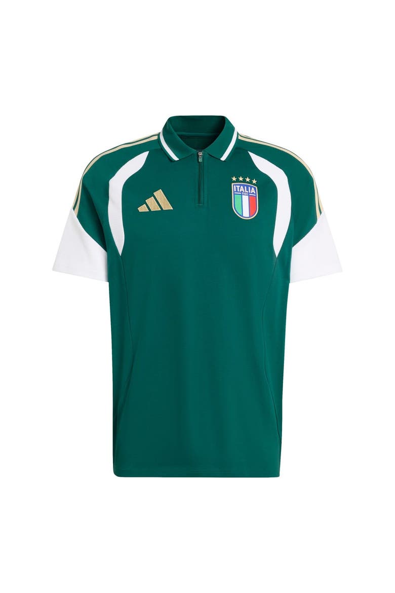 Men's adidas  Green Italy National Team 2026 Tiro Training Polo, Main, color, Green